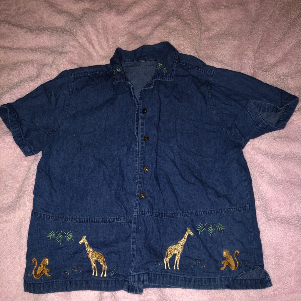 Vintage Denim Zookeeper Button Down